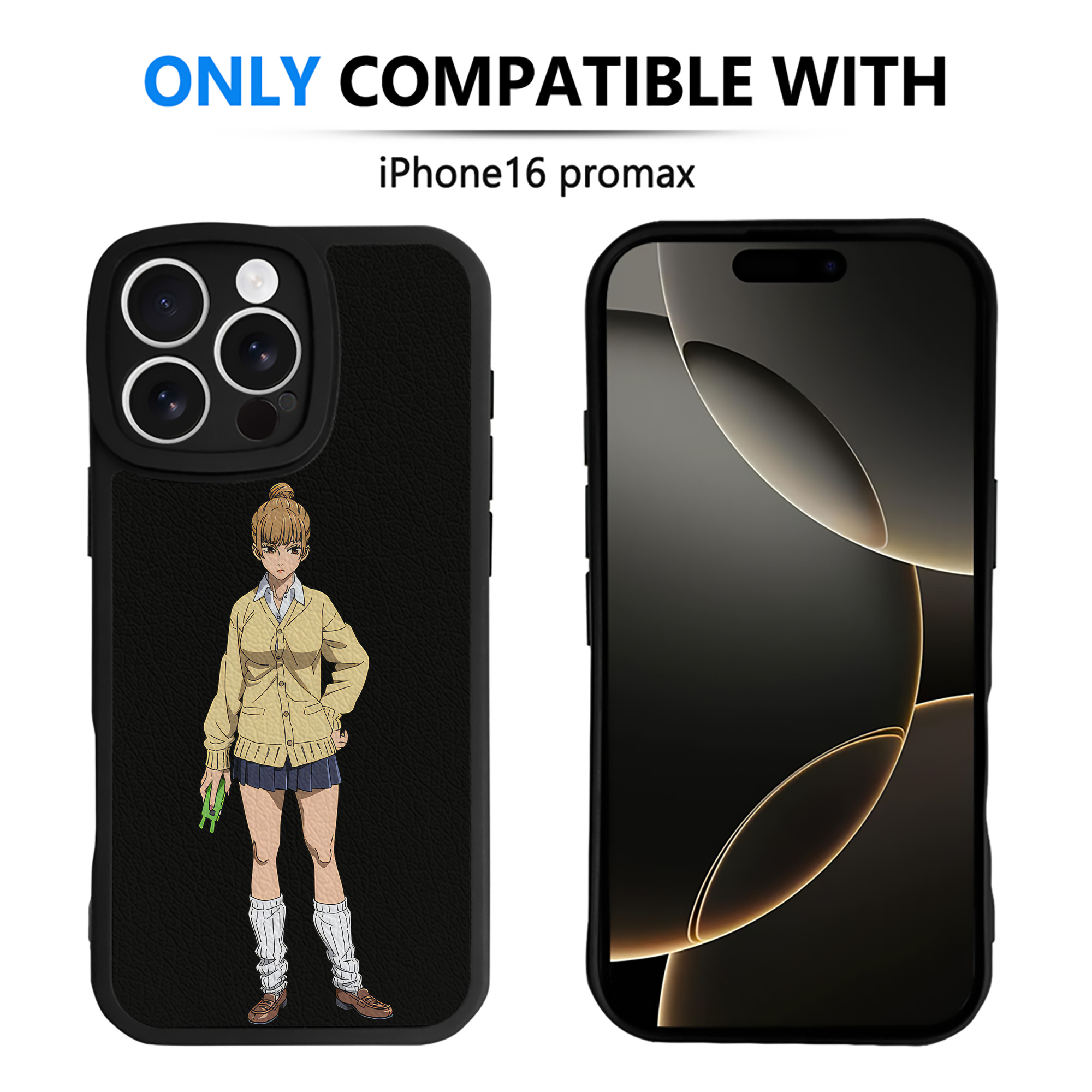（画像用） 呪術廻戦 Jujutsu Kaisen 【iPhone 16シリーズ対応】シリコンスマホケース（レザー調） 材質：シリコン